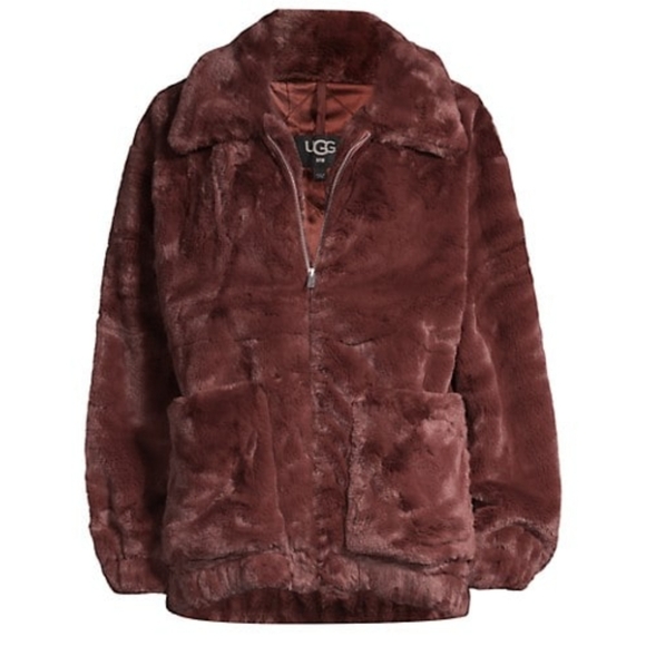 Ugg faux fur jacket in XS - Picture 2 of 3